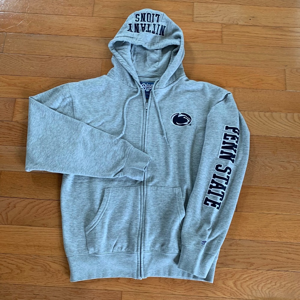 Vintage Blue 84 Penn State Hoodie Full Zip Sweatshirt Unisex S Nittany Lions
